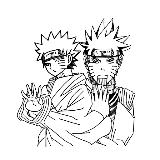 Naruto And Baby Kurama