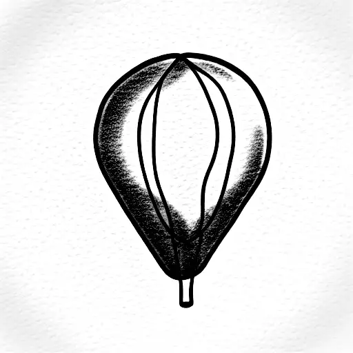 Star Shaped Balloon On String With Note