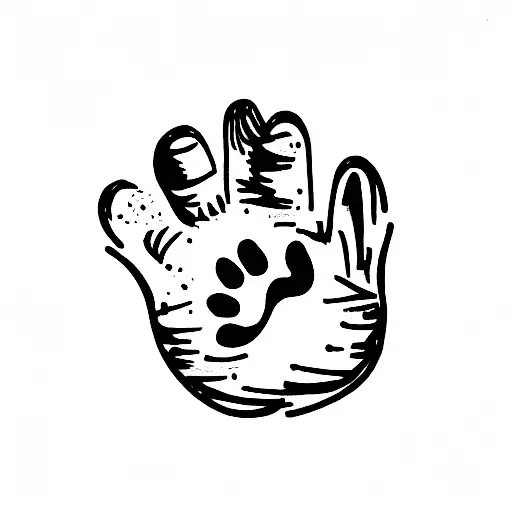 Cat's Paw With Written Nougat In Star Wars