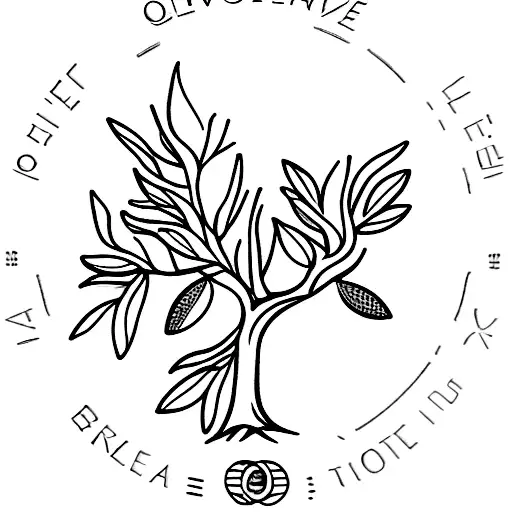 Olive Tree With Free Palestine