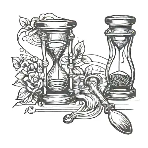 Hourglass With Spoon