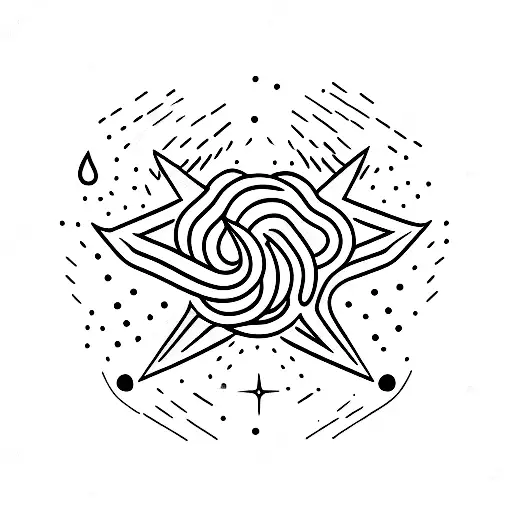 Magical Comet With A Fire Trail