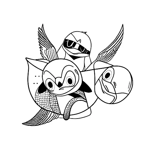 Flying Penguin Lines