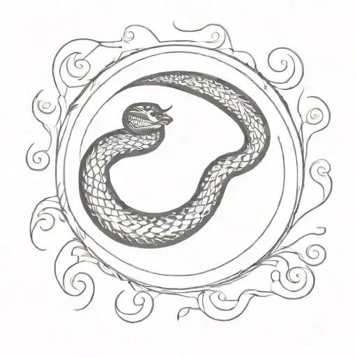 Snake Moon And Snake Sun