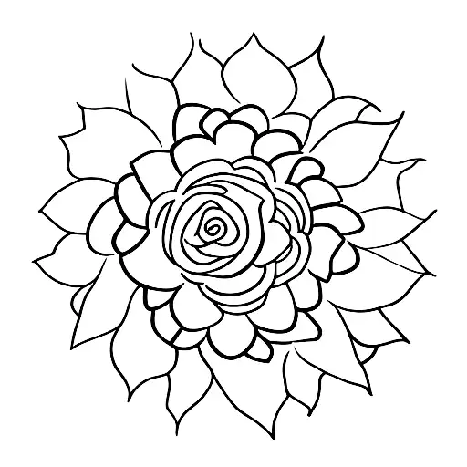 Semi Colon With Sunflower