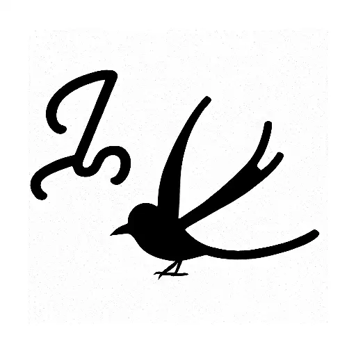 Bird With Letters S And Y
