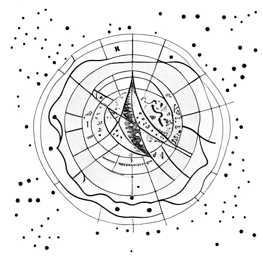 A Celestial Map With Constellations Forming The Word 'Live'