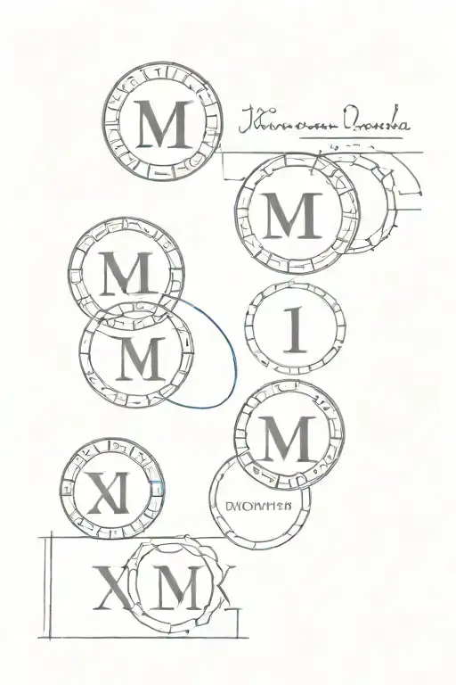 Roman Numerals Representing Important Dates
