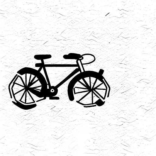 Word Pedal 3 Times And Bike Chainring