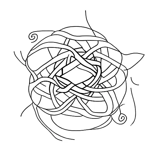 Electricity Symbol Intertwined With A Delicate Lotus Flower