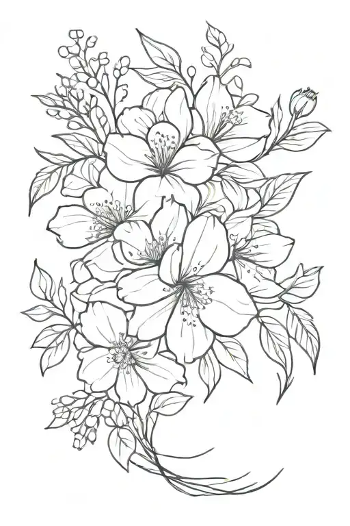 Birth Flower Bouquet