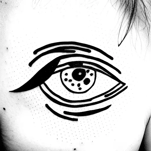 Tiger Eyes Around An Archer