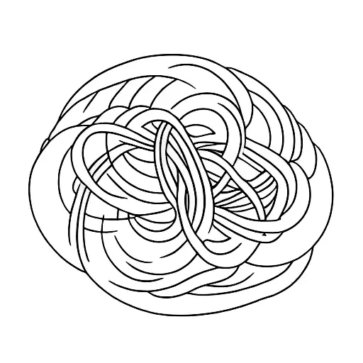 A Minimalist Tattoo Of A Jiu-jitsu Belt Intertwined With A Philosophical Quote