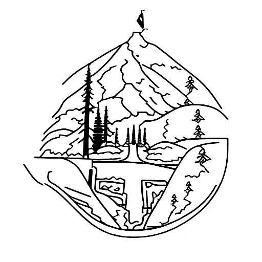 Lebanon Country Outline