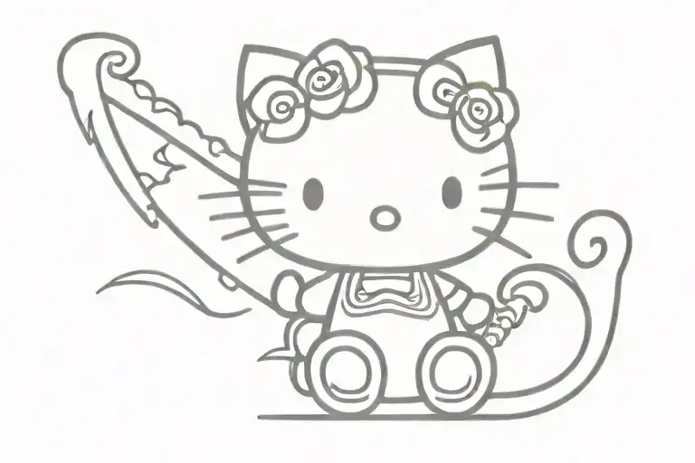 Hello Kitty Chicano Mexican