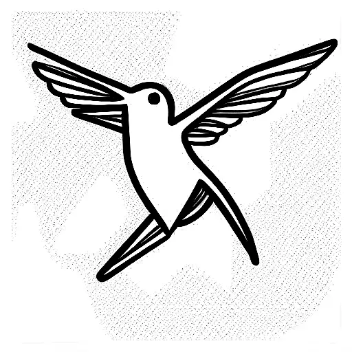 Hummingbird Lineart