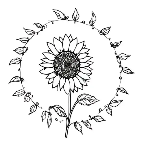 Sunflower Surrounded