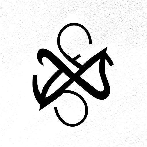 Infinity Symbol And M M