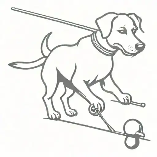 Dog Golfing