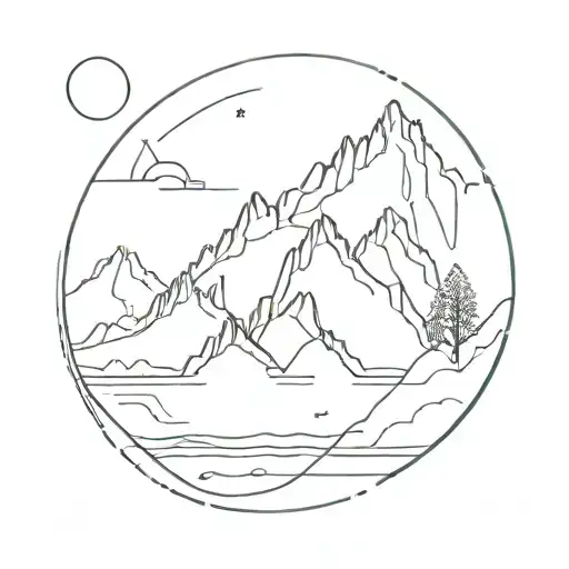 Abstract Representation Of Solitude