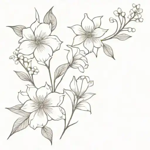 Birth Flower Bouquet