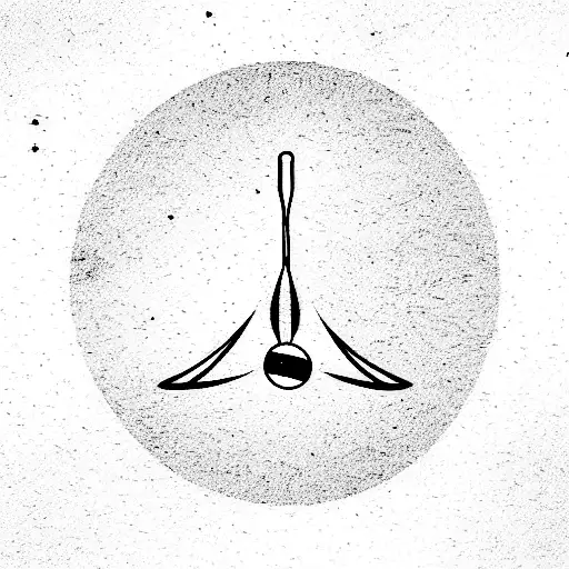 Cricket Bat And Ball With Music Logo