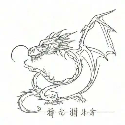 Dragon And Quote