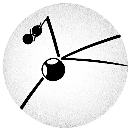 Cricket Bat And Ball With Music Logo