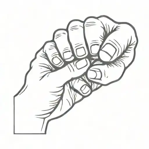 Dog Paw And Fist Bumping