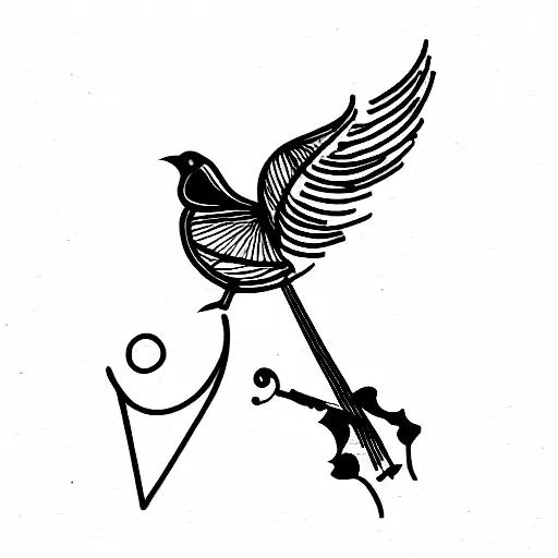 Bird With A Cello And A Piano And A Micro