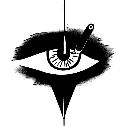 Spear Wrapped Around Tiger Eyes