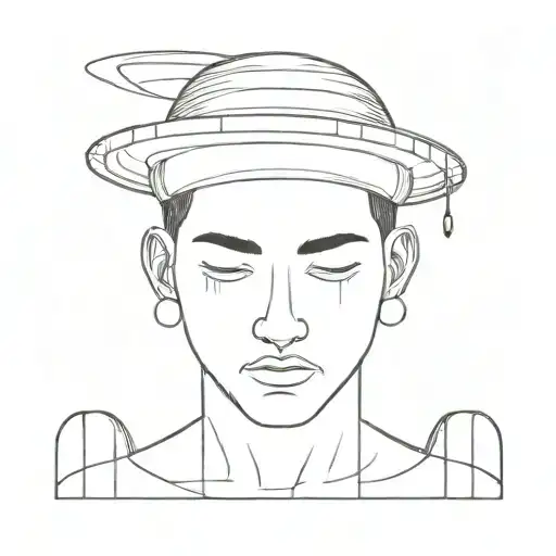 Guy With A Bowl On His Head