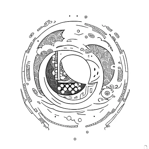 The Letters Ilysmymbfwatailynatsaabiar In The Shape Of A Moon