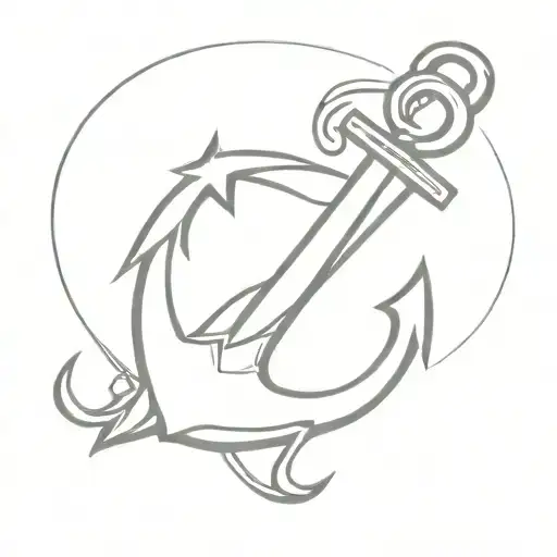 Anchor With Letter S Incorporated Somehow