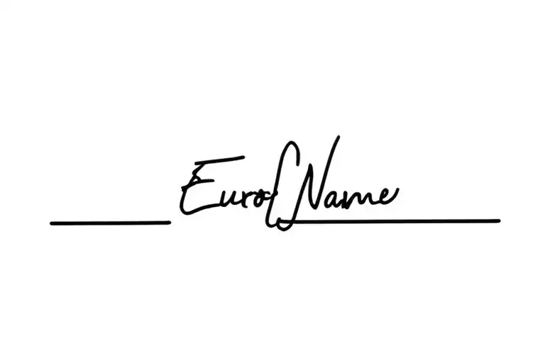 Europlug With A Name Written