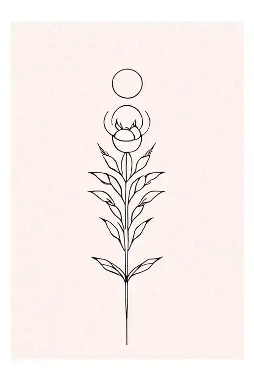 Lotus Virgo Wheat Sun Moon Phases