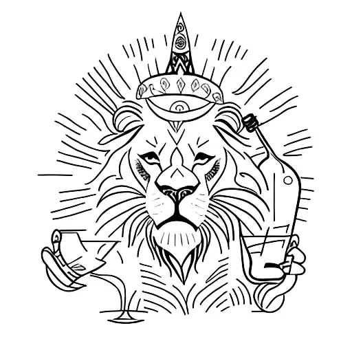 Latinas In Lion Tamer Outfits Practicing Yoga With Wine Bottles