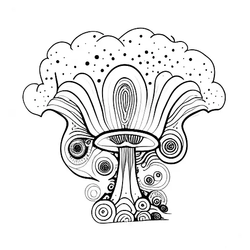 Psychedelic Mushroom Art