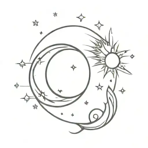 Sun And Moon Shining