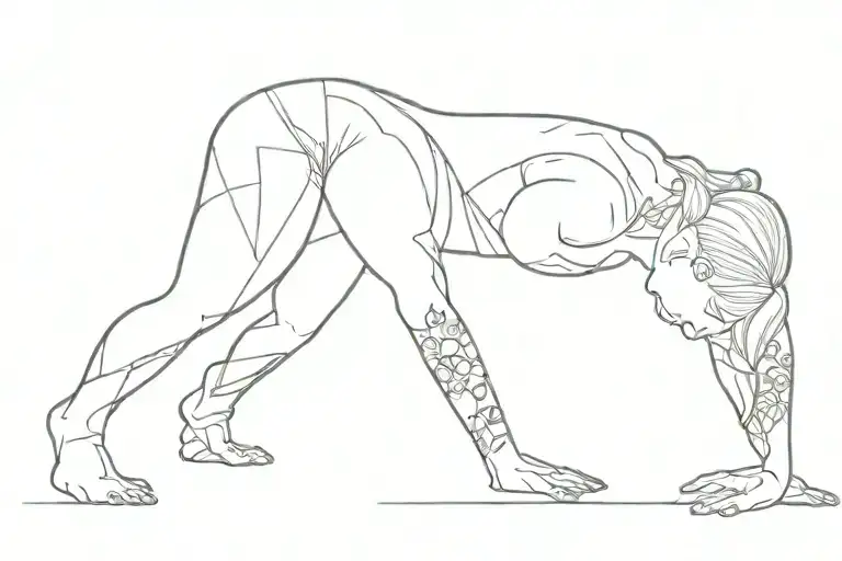 Downward Facing Dog Yoga Pose Incorporated