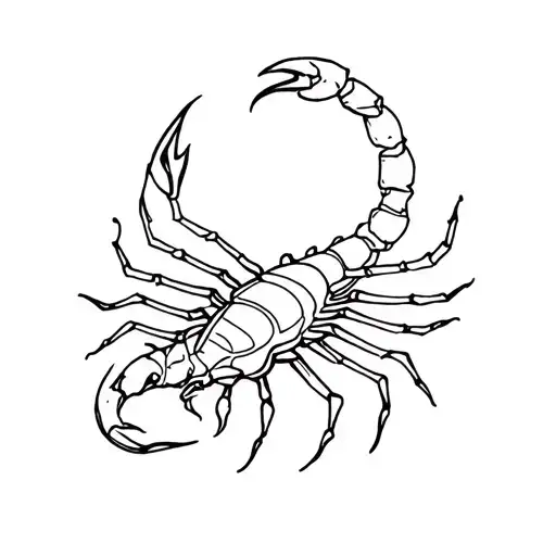 Scorpio Tattoo Design