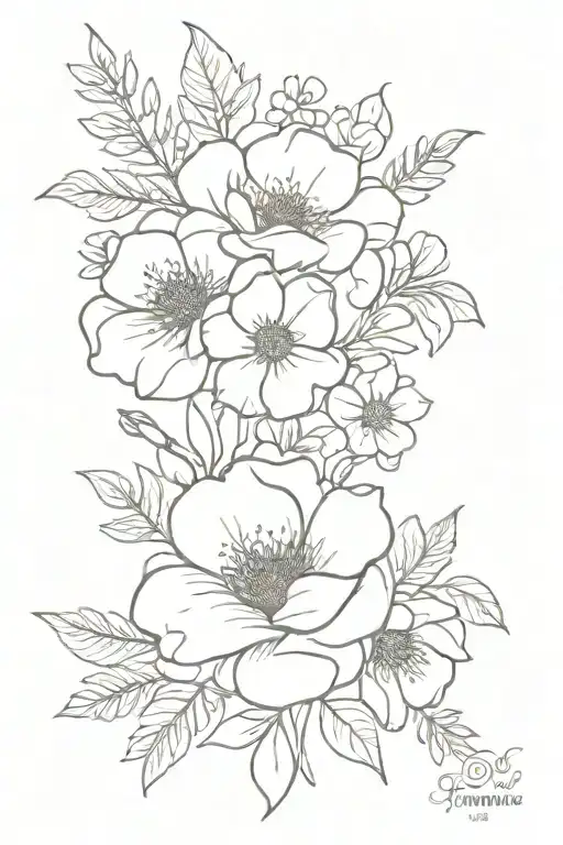 Birth Flower Bouquet