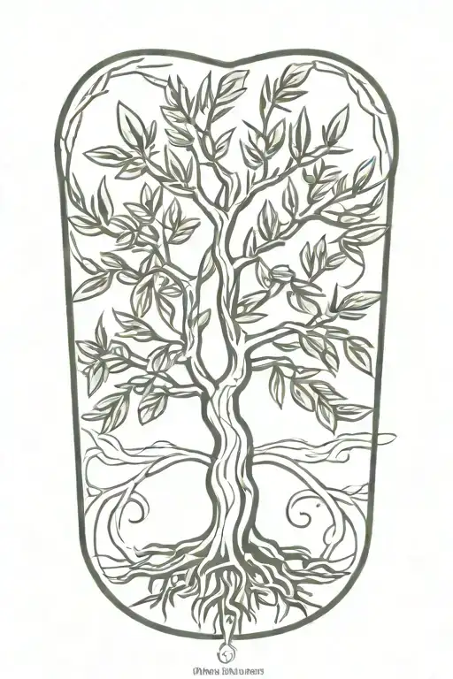 Olive Tree With Roots