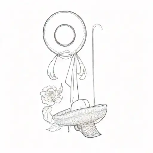 Switch The Head Arc For The Photo For A Mexican Sombrero Hat