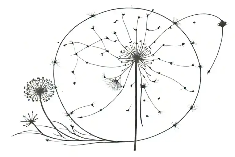 Dandelion Floating