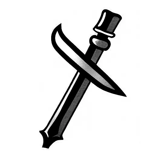 Pen Turning Into A Sword