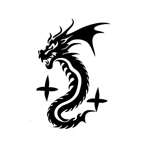 Dragon On Colarbone