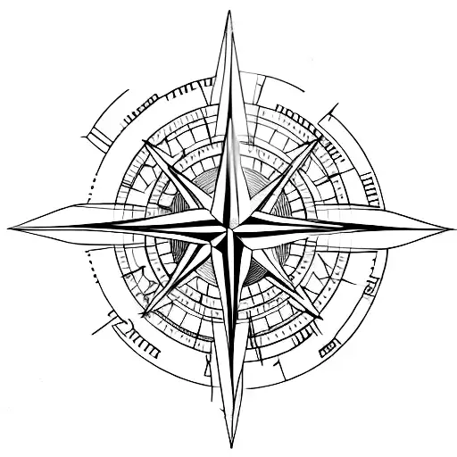 Section Of A Compass