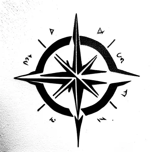 Hiking Mountains Compass