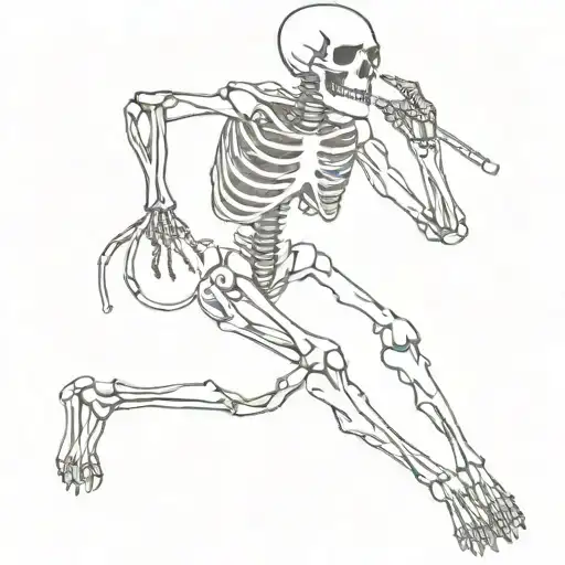 Scuba Diving Skeleton